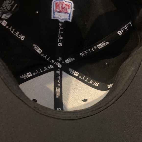 New Era Black Cap with Red and White Texans - Picture 6 of 7